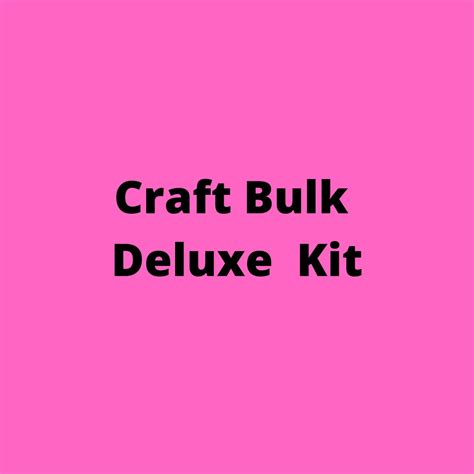 Bulk Craft Kit Deluxe - Etsy