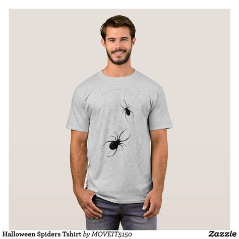 Halloween Spiders Tshirt | Zazzle.com | T shirt, Halloween spider, Shirts