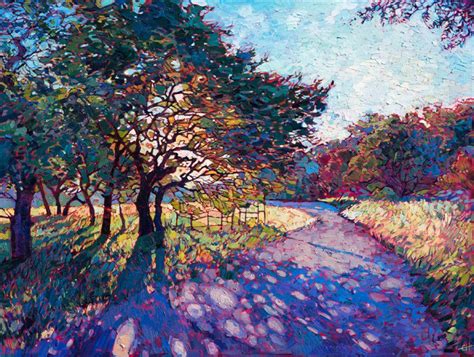 'Crystal path' painting of Texas hill country, by US up and coming ...