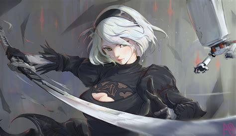 2B NieR:Automata Fanart Craizuss - Illustrations ART street