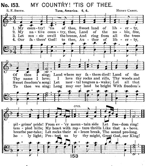 Hymns lyrics, Hymn sheet music, Patriotic songs lyrics