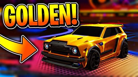 How to get a GOLDEN CAR with NO MODS! (Rocket League) - YouTube