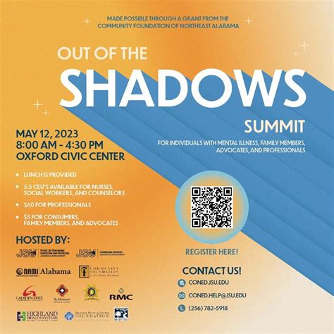 5th Annual Out of the Shadows Summit, Oxford Civic Center, 12 May 2023 ...