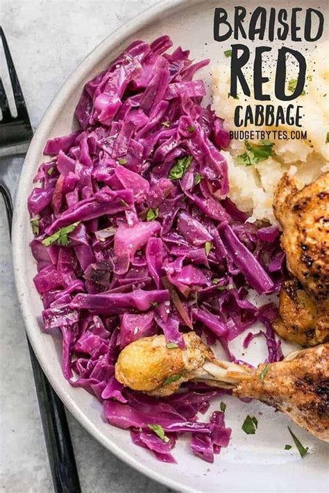 Braised Red Cabbage - Budget Bytes