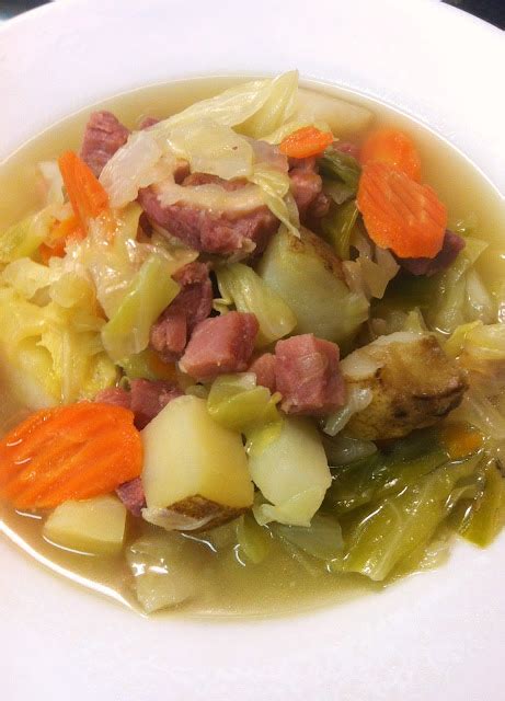 bonbons & biscotti: Ham Cabbage and Potato Soup