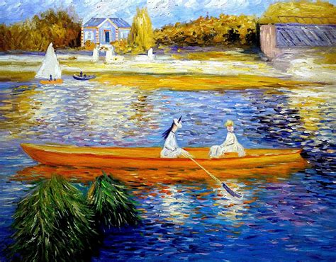 The Skiff la Yole Oil Painting Reproduction by - Etsy