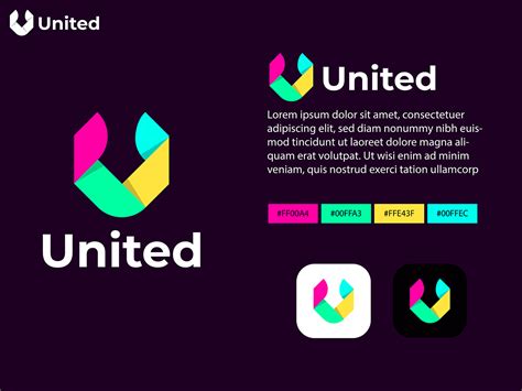 United U Letter Minimalist Logo Design Concept on Behance