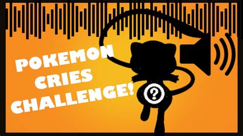 Pokémon Cries Challenge! - YouTube