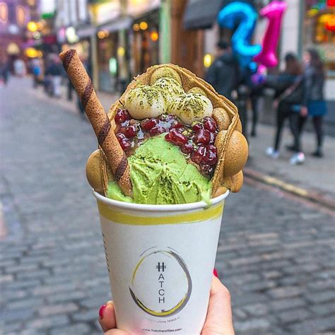 Pin on Ice Cream | Matcha dessert, Matcha ice cream, Hong kong street food