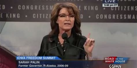 Sarah Palin's Bizarre Iowa Speech Gets Thanks -- From The Democrats ...