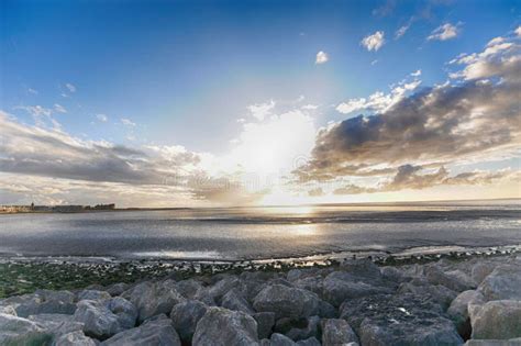 Morecambe Bay Beach Sea Ocean Stock Photo - Image of morecambe ...