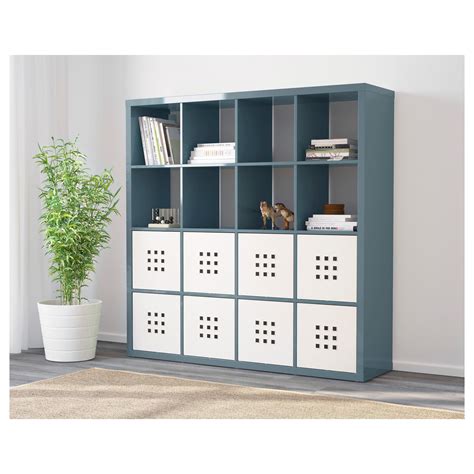 Ikea Kallax 16 Cube Storage Bookcase Square Shelving Unit Various ...