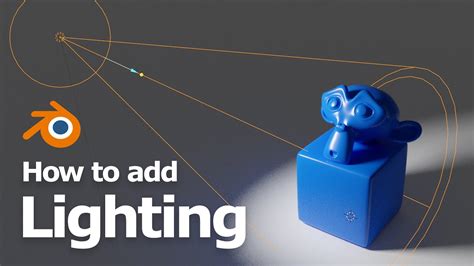 How to add Light to an object in Blender, 5 Type of Lightings for ...