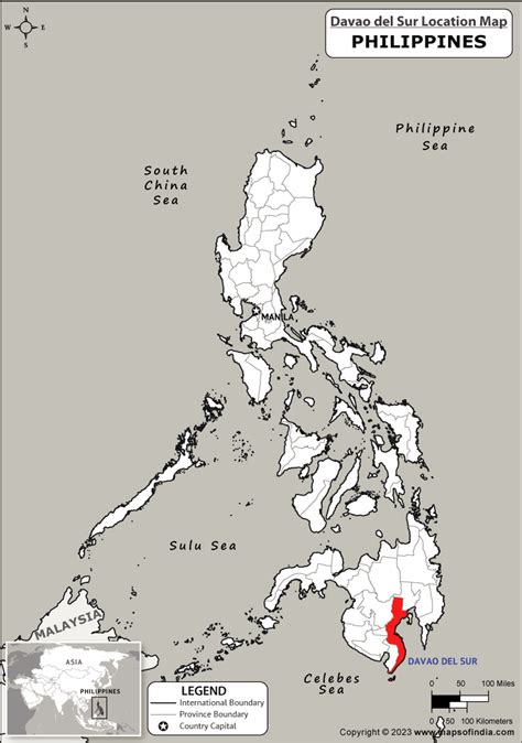 Davao Del Sur, Google Map, Philippines | Google Map of Davao Del Sur ...