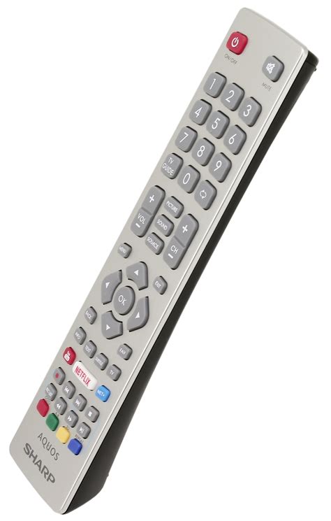 Genuine Sharp Aquos Smart TV Remote Control with NETFLIX YouTube and 3D Buttons | eBay