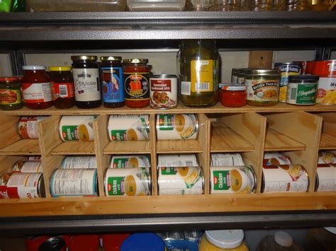 DIY FIFO Canned Food Storage Rack#canned #diy #fifo #food #rack #storage | Diy food storage ...