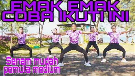 Senam aerobik mudah hempaskan lemak perut lengan dan paha - YouTube