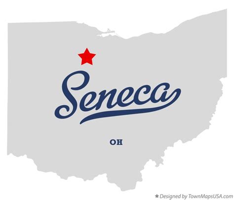 Map of Seneca, Seneca County, OH, Ohio