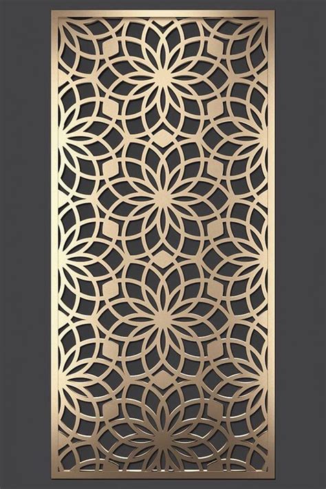 Partition Jali Pattern Laser CNC Design – Makerbhawan