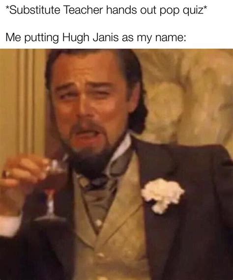 Hugh Janis | Leonardo DiCaprio Laughing | Know Your Meme