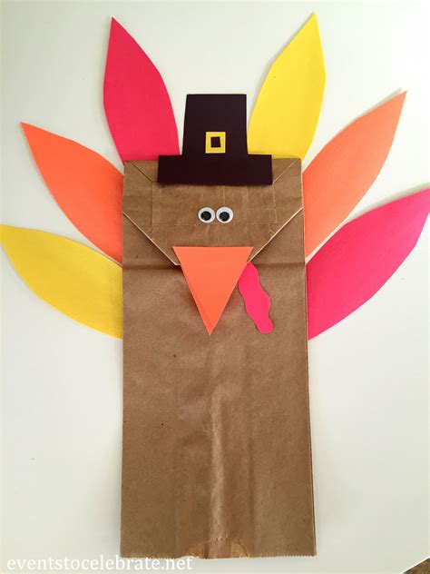 Thanksgiving Turkey Craft for Preschool - events to CELEBRATE!