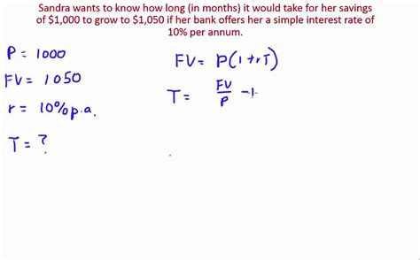 Future Value based on Simple Interest Examples - YouTube