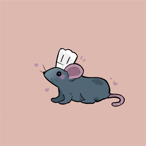 Cute Rat Digital Drawing | Cartoon rat, Cute little drawings, Cute rat drawings