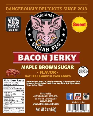 Maple Bacon Jerky