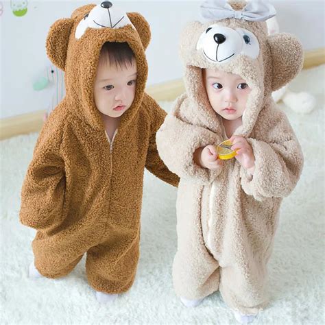 High Quality,2017 Winter Kids Cute Duffy Bear ShellieMay Onesies Pajamas Costumes Jumpsuits Baby ...