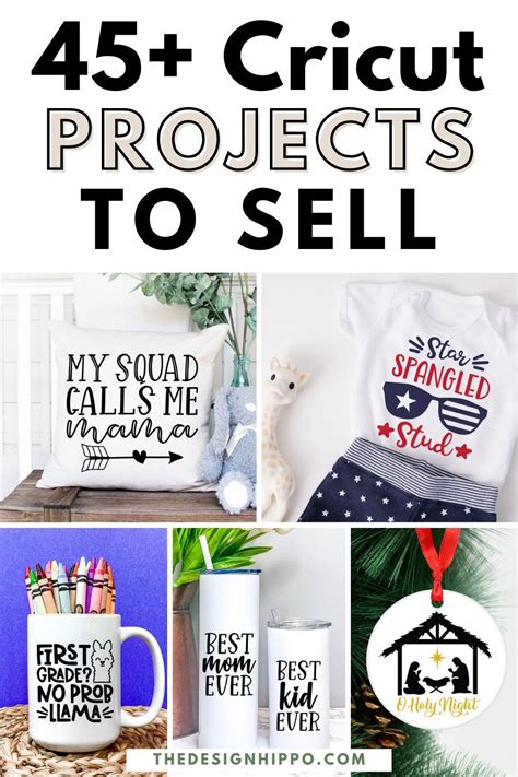 45+ Best Cricut Projects To Sell To Make Money With Cricut | Profitable crafts, Cricut projects ...