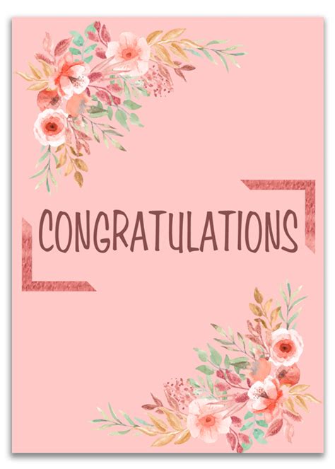 Custom Congratulation Cards Printing | EzeePrinting