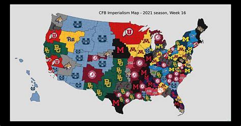 CFB Classic Imperialism Map -- Week 0 : r/CFB