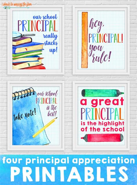 Principal Day Cards Printable