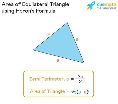 Area of Equilateral Triangle - Formula, Derivation, Examples