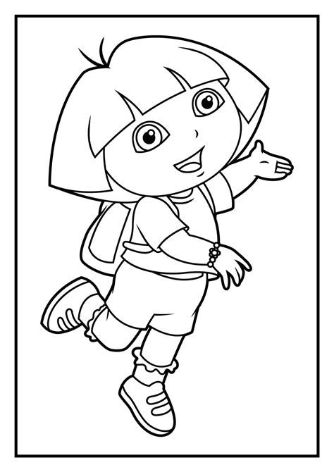 Dora Coloring Pages | Diego Coloring Pages