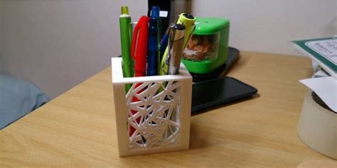 13 Cool 3D Printed Pencil and Pen Holders (With Links) - 3DSourced