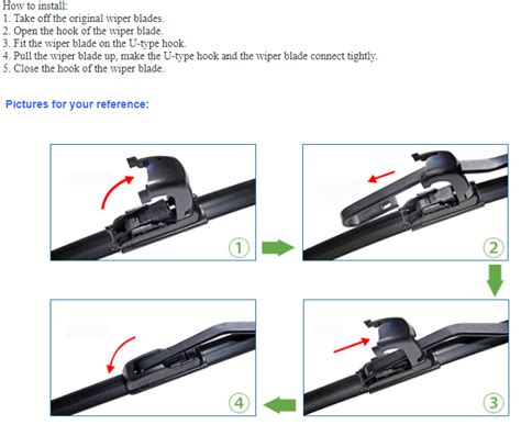 How to install a #wiperblades? 1. Take off the original wiper blades. 2. Open the hook of the ...