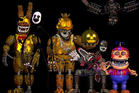 Fnaf 4 Halloween Edition by zueiroooooooooooo on DeviantArt