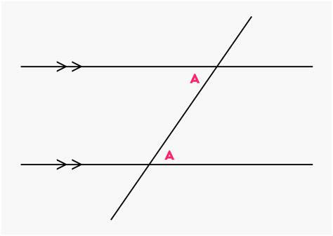 Alternate Angles - Parallel Lines, HD Png Download - kindpng