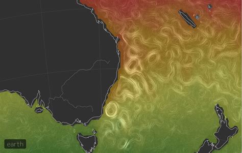 ocean - What causes these odd-looking currents in the Tasman Sea ...