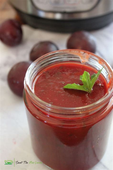 Plum Chutney in Instant Pot - Smell the Mint Leaves