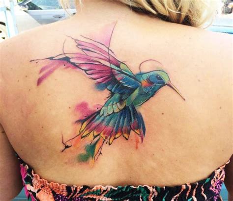 Watercolor Bird tattoo by Mefisto Tattoo | Post 15442