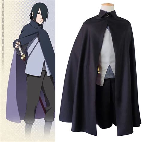 Anime Boruto Naruto The Movie Uchiha Sasuke Cosplay Costume Customized Uniform Suit-in Anime ...