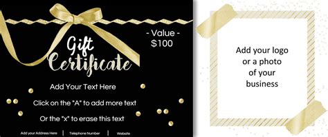 FREE Business Gift Certificate Template | Customize Online