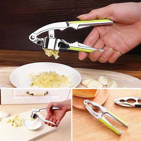 1pcs Stainless Steel Garlic Presses Garlic Peeler Crusher Novelty kitchen utensils kitchen tools ...