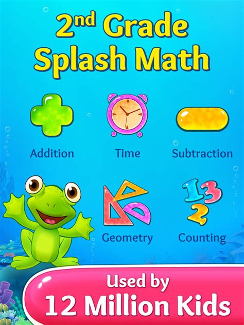 Second Grade Splash Math App Review - KinderTown