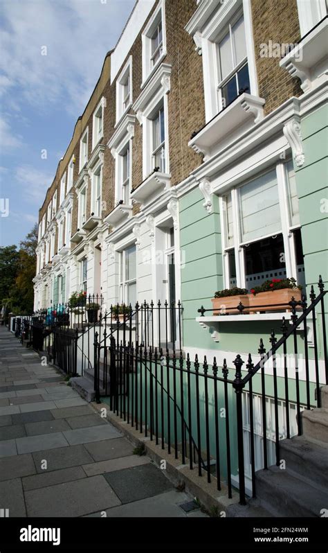 Terraced Houses London NW1 Stock Photo - Alamy