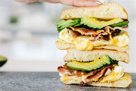 Sunday Brunch with BAE: Bacon Avocado Egg Sandwich · i am a food blog i ...