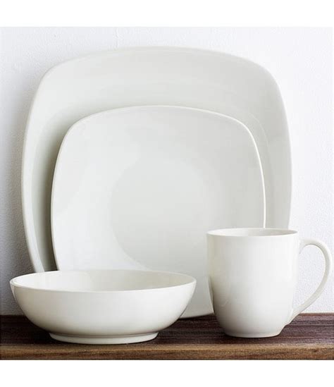 Noritake Colorwave Naked Collection 4-Piece Square Dinnerware Set ...