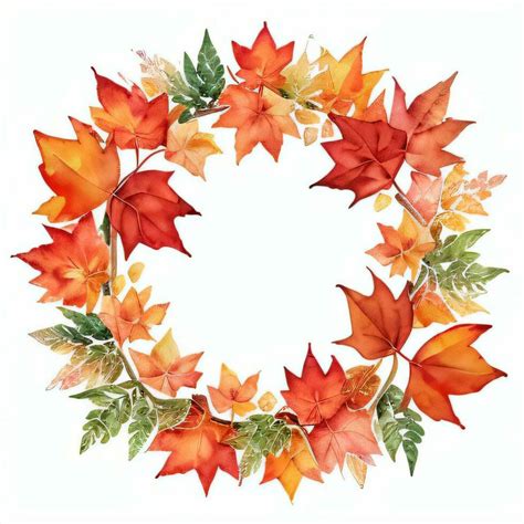 Watercolor Fall Leaves Clipart 29999457 Stock Photo at Vecteezy